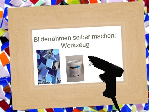 Bilderrahmen mit Mosaiksteinchen