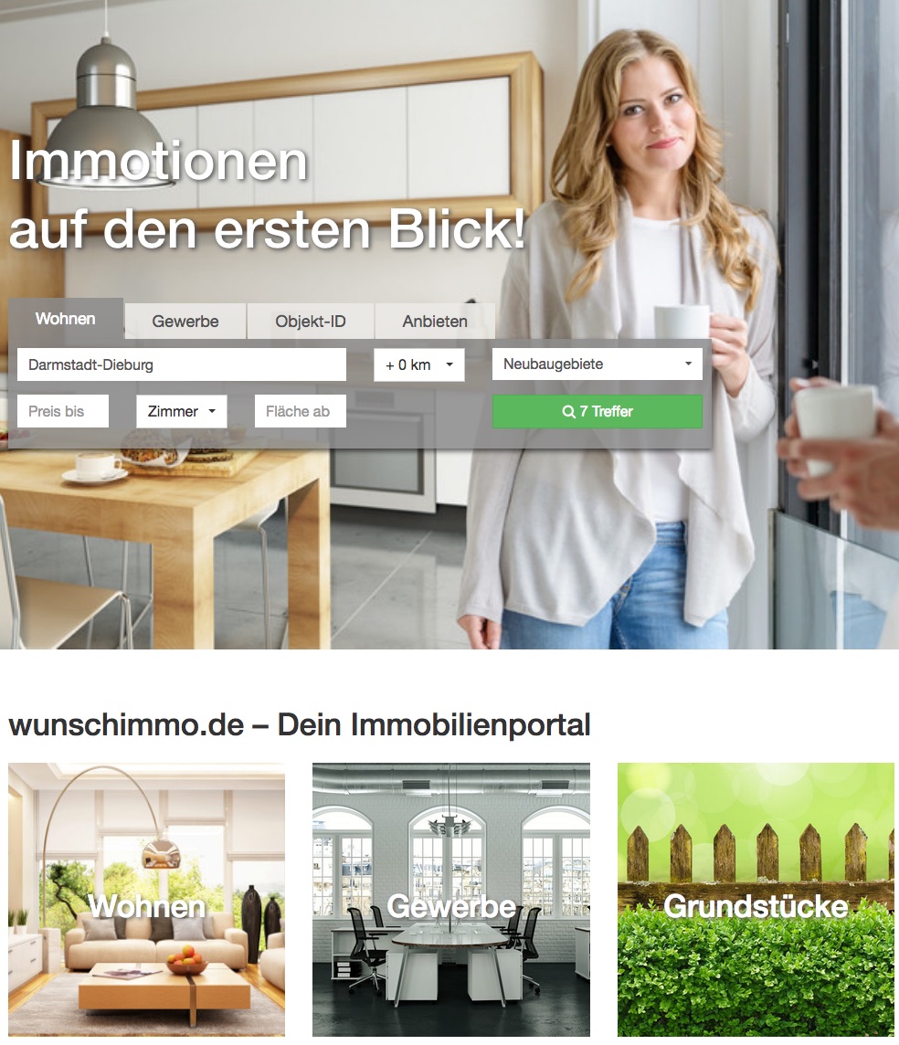 Das neue Portal im schicken Gewand