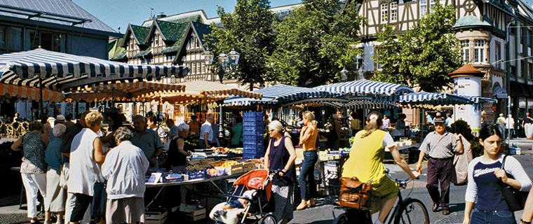 Wochenmarkt in Bad Homburg vor der Höhe